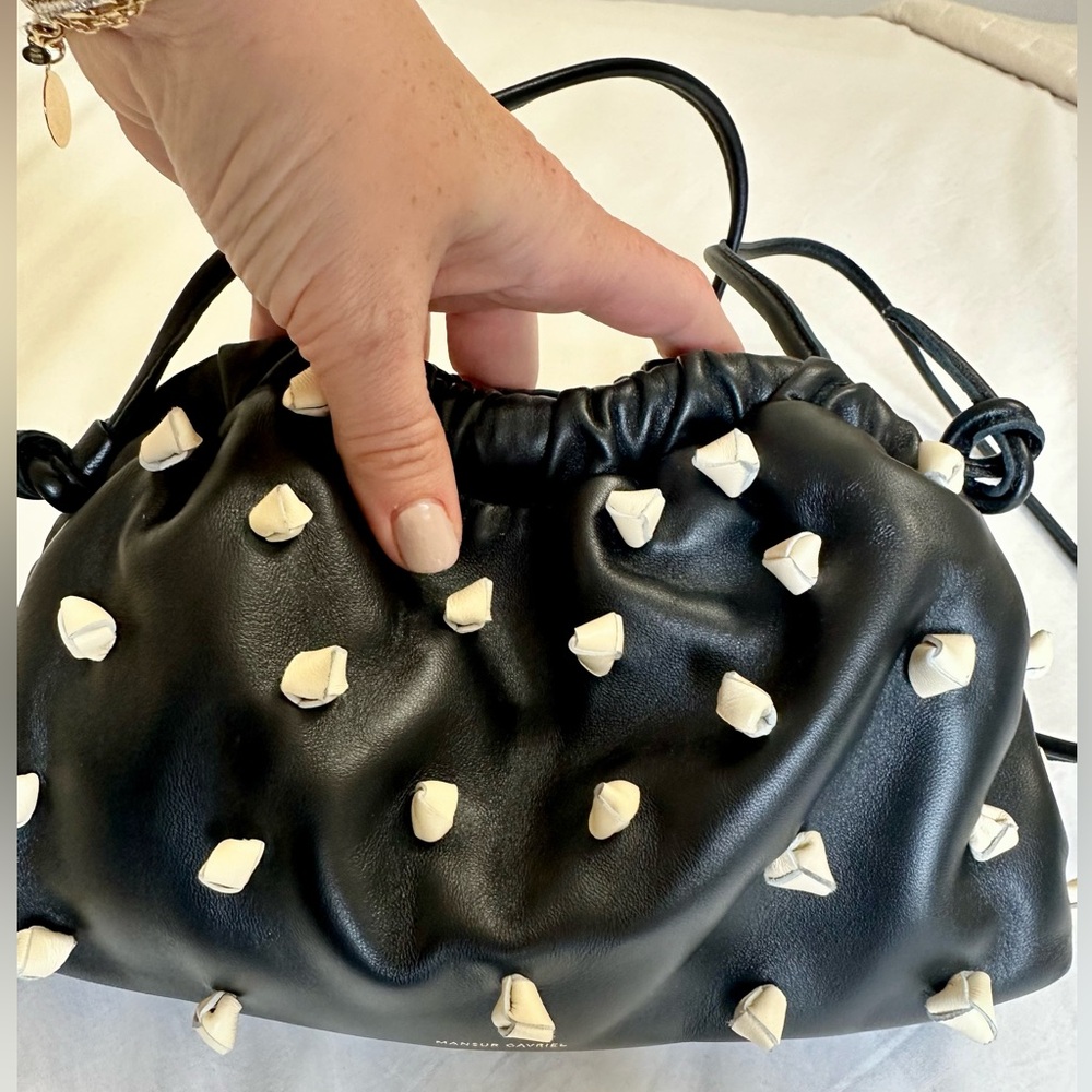 Mansur Gavriel Mini Cloud crossbody bag.